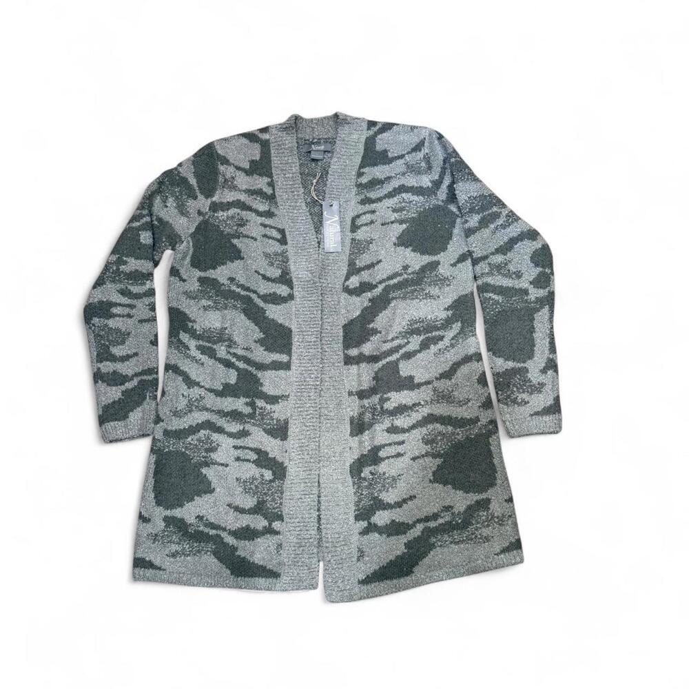 NWT Natural Reflections camo print cozy cardigan